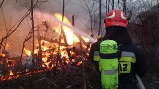 Pożar przy Konwaliowej