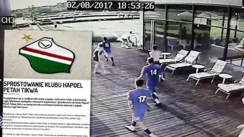 Legia: klub z Izraela przyznał, że to nie nasi kibice zaatakowali piłkarzy