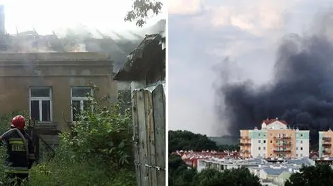 Czarny dym nad Białołęką