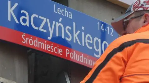 Co z ulicą Lecha Kaczyńskiego w Warszawie? Szef klubu radnych KO: nie, dopóki w Polsce rządzi PiS