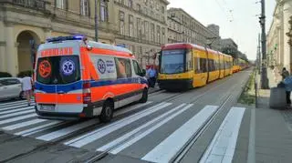 Zablokowany ruch tramwajowy