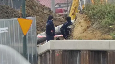 Mężczyzna znaleziony na budowie POW najprawdopodobniej utonął