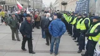 Zgromadzenie na Krakowskim Przedmieściu