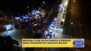 Tak relacjonowaliśmy wypadek tuż po zderzeniu