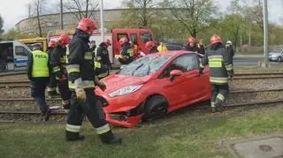 Dachowanie forda na Słomińskiego