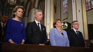  Królowa Matylda, król Filip I Koburg, Bronisław Komorowski, Anna Komorowska 