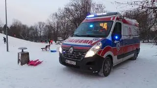 Na oczach reportera tvnwarszawa.pl doszło do kolejnego wypadku w parku