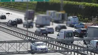 Motocyklista zderzył się z autem dostawczym na S2
