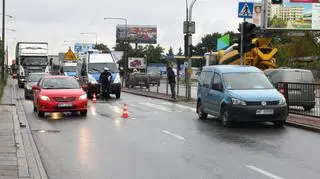 Wypadek na ul. Łopuszańskiej