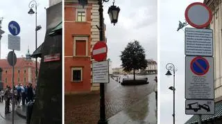 Rowerowe zmiany na placu Zamkowym