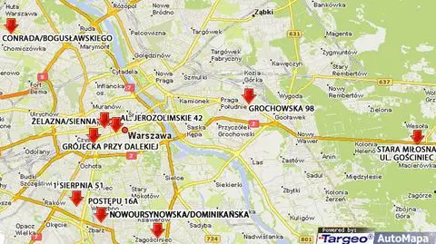 Seria potrąceń na stołecznych drogach