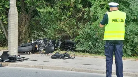 Wypadek na Redutowej. "Nie żyje motocyklista"