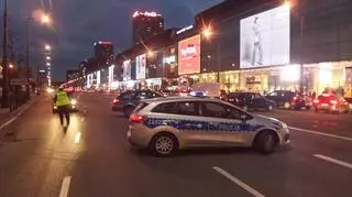 Protest na rondzie Dmowskiego