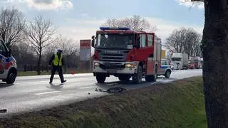 Samochód potrącił rowerzystę