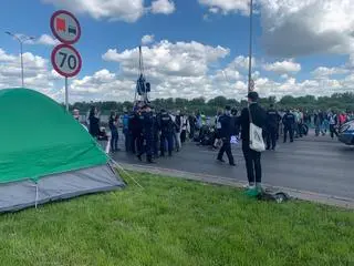 Protest Ekologów w Warszawie