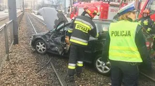 Zderzenie z tramwajem na Grójeckiej