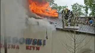 Pożar na Podskarbińskiej 