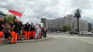 Protest ratowników medycznych