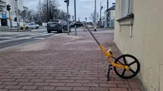 Wypadek na przejściu dla pieszych w Jabłonnie