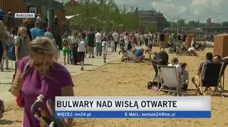 Bulwary nad Wisłą otwarte 