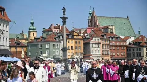 Procesja Bożego Ciała w Warszawie