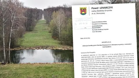 Park Natoliński dla Ursynowa? Radny chce zmienić granice dzielnicy