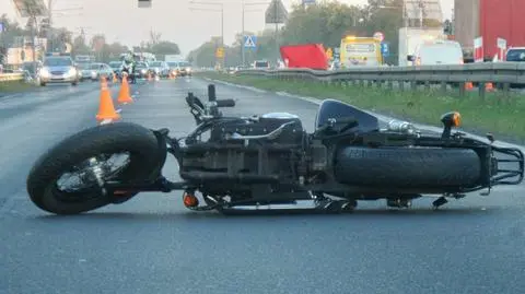 Śmiertelny wypadek na krajowej "siódemce". Nie żyje motocyklista 