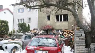 Budynek został doszczętnie spalony