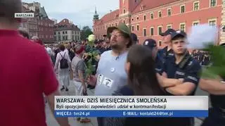 Krakowskie Przedmieście jest ogrodzone 