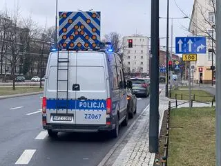 Potrącenie na ulicy Leszno