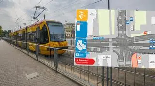 Od poniedziałku remont rozjazdów tramwajowych na placu Bankowym (zdj. ilustracyjne)