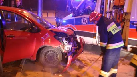 Wypadek przy Stadionie Narodowym. Jedna osoba ranna