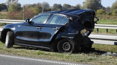 Wypadek na autostradzie 