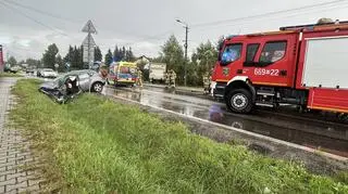 Zderzenie z udziałem ciężarówki