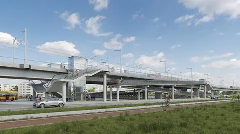 Wizualizacja tramwaju na zieloną Białołękę 