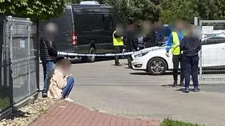 Akcja służb na osiedlu w Wieliszewie