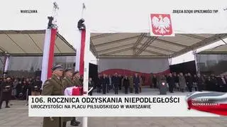 Główne uroczystości na placu Piłsudskiego