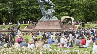 Pomnik Fryderyka Chopina w Łazienkach Królewskich