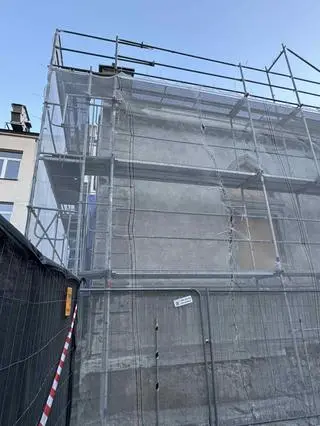 Remont najmniejszej świątyni na Pradze