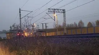 Wypadek na kolei w miejscowości Kątne 