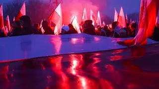 Race na marszu narodowców