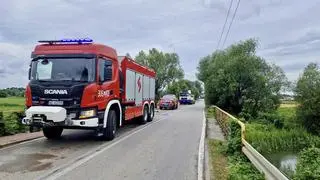 Zderzenie dwóch cystern pod Wołominem