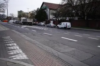 Ulica Żerańska przed remontem