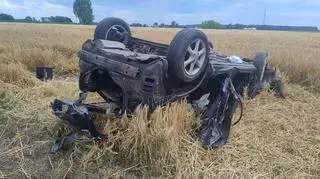 Wypadek w miejscowości Chrzanowo