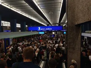 Awaria na stacji Warszawa Centralna