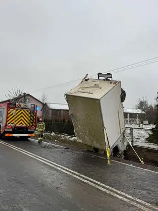 Wypadek w miejscowości Łopocianka 