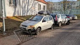 Pożar altany śmietnikowej na Stokłosy