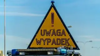 Wypadek na drodze krajowej nr 50 (zdjęcie ilustracyjne)