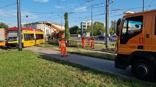 Tramwaj wykoleił się na pętli Marymont