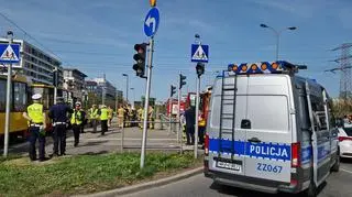 Kobieta została potrącona przez tramwaj